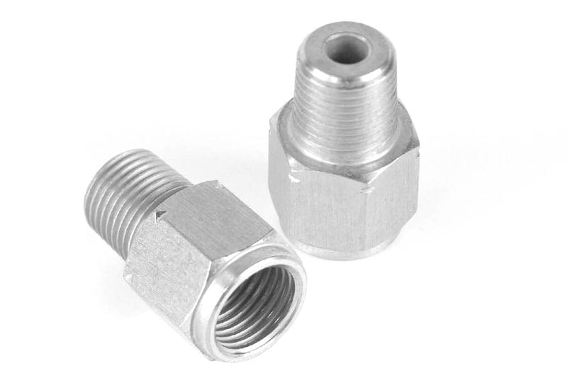 HALTECH M10 x 1.0 to 1/8 NPT Adaptor Thread: M10 x 1.0 Female to 1/8NPTF Male HALTECH M10 x 1.0 to 1/8 NPT Adaptor Thread: M10 x 1.0 Female to 1/8NPTF Male SR