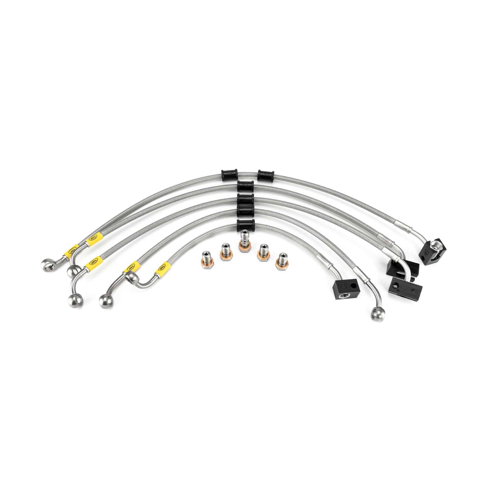 Hel Performance Braided Brake Lines - Motorcycle Honda CBR1000RR-R Fireblade SP SC82 ABS 2020-2022 Flexible ABS Replacement Brake Lines HEL Stainless Steel Braided SR