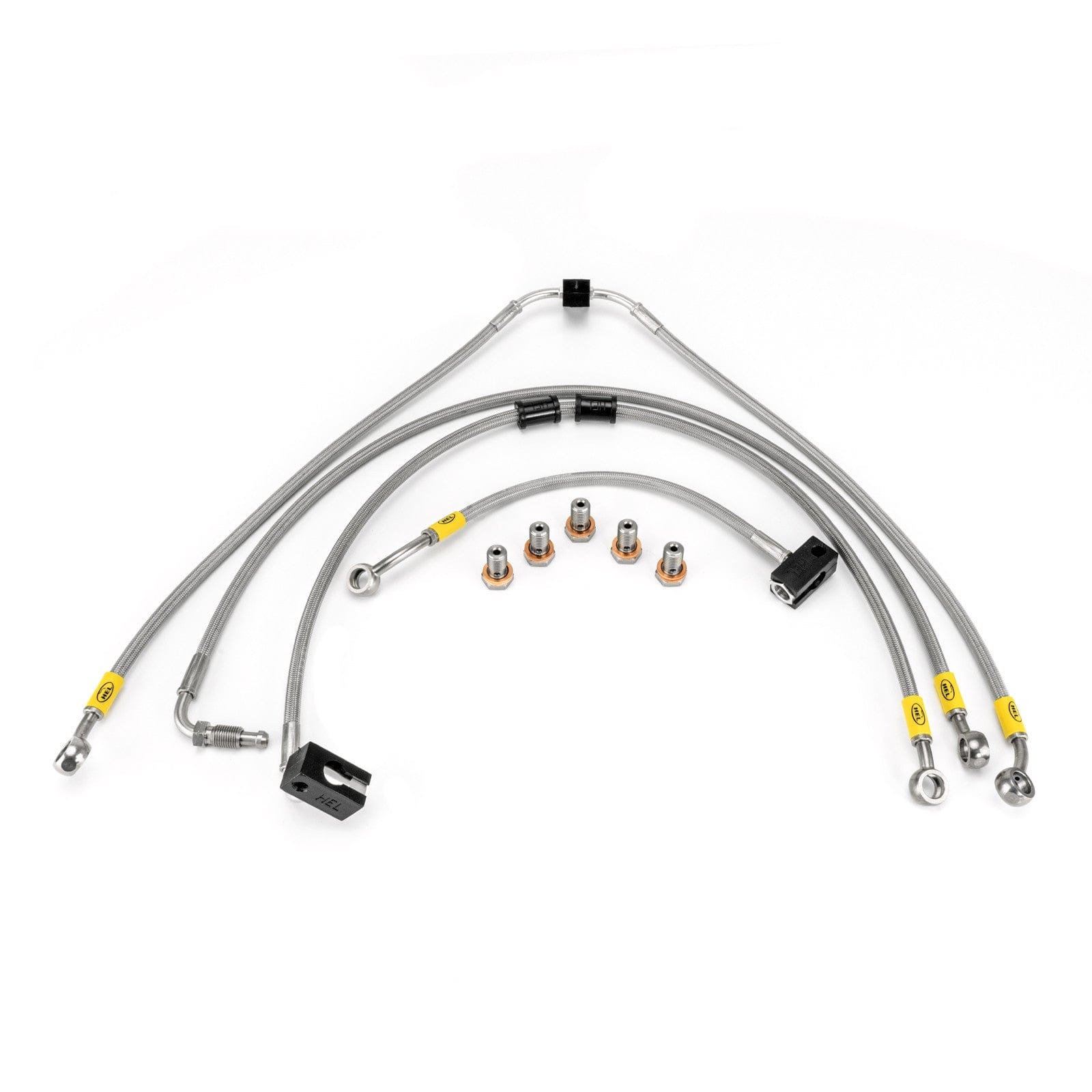 Hel Performance Braided Brake Lines - Motorcycle Suzuki GSX-1300R Hayabusa ABS 2021-2024 Flexible ABS Replacement Brake Lines HEL Stainless Steel Braided SR