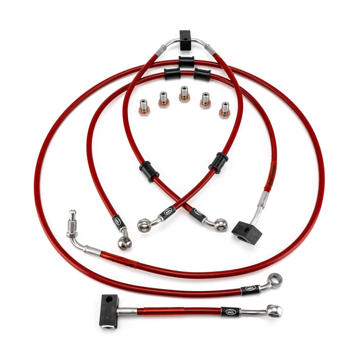 Hel Performance Braided Brake Lines - Motorcycle Suzuki GSX-S1000F, GSX-S1000 ABS 2015-2017 Flexible ABS Replacement Brake Lines HEL Stainless Steel Braided SR