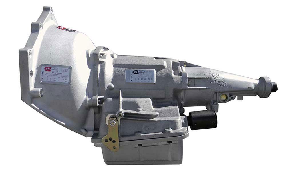 HUGHES GM Powerglide Full Manual, Tranbrake, 1.80 Ratio 30 Spline, SFI Case, Hughes Performance Pro-Glide Competition Transmission HT28-3-80B2A SR