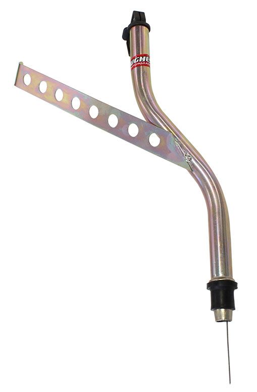 HUGHES Suit GM Powerglide Short, Gold Iridite Hughes Performance Locking Transmission Dipstick HTHP7438LS SR