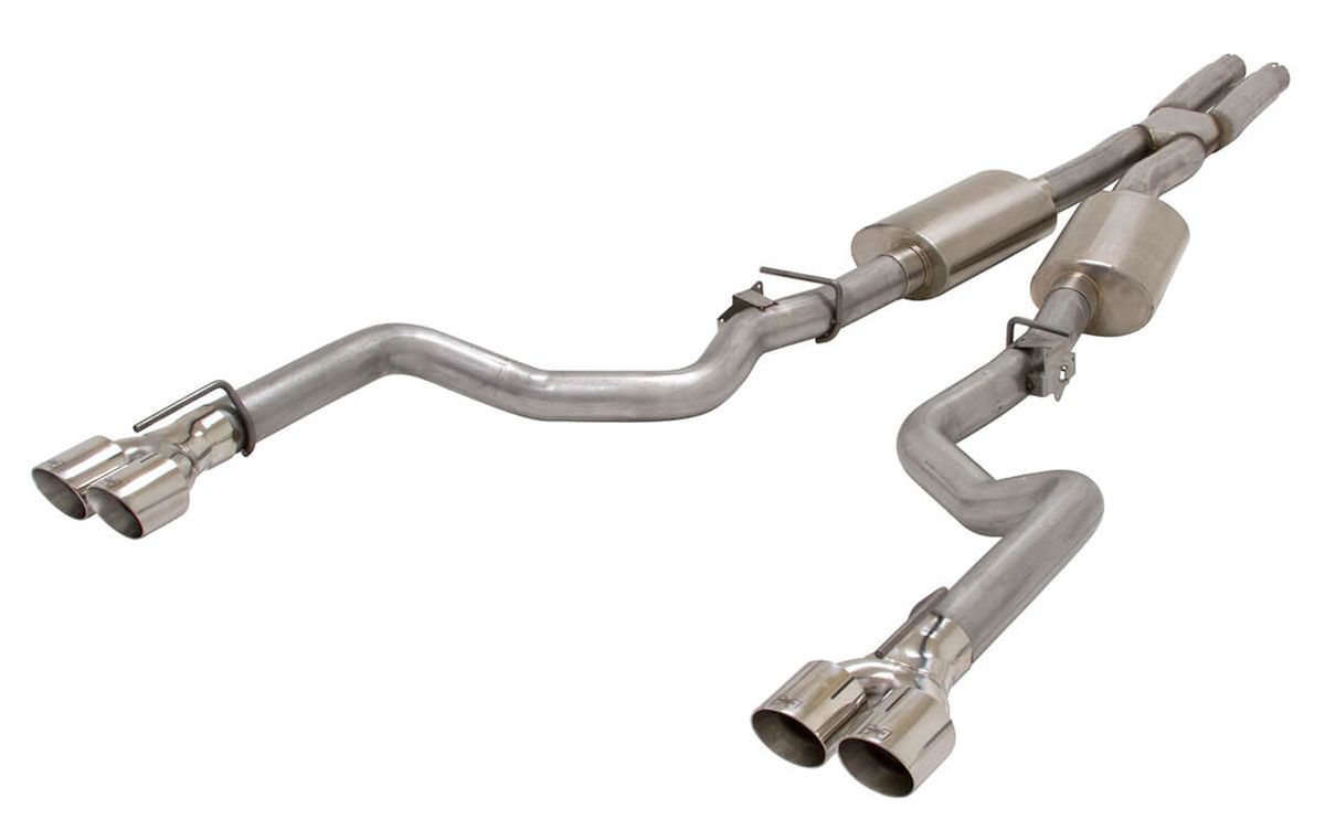 HURST Suit 2015-17 Ford Mustang GT with 5.0L V8 Engine Hurst Elite Series 3" Cat-Back Exhaust System HU6350024 SR
