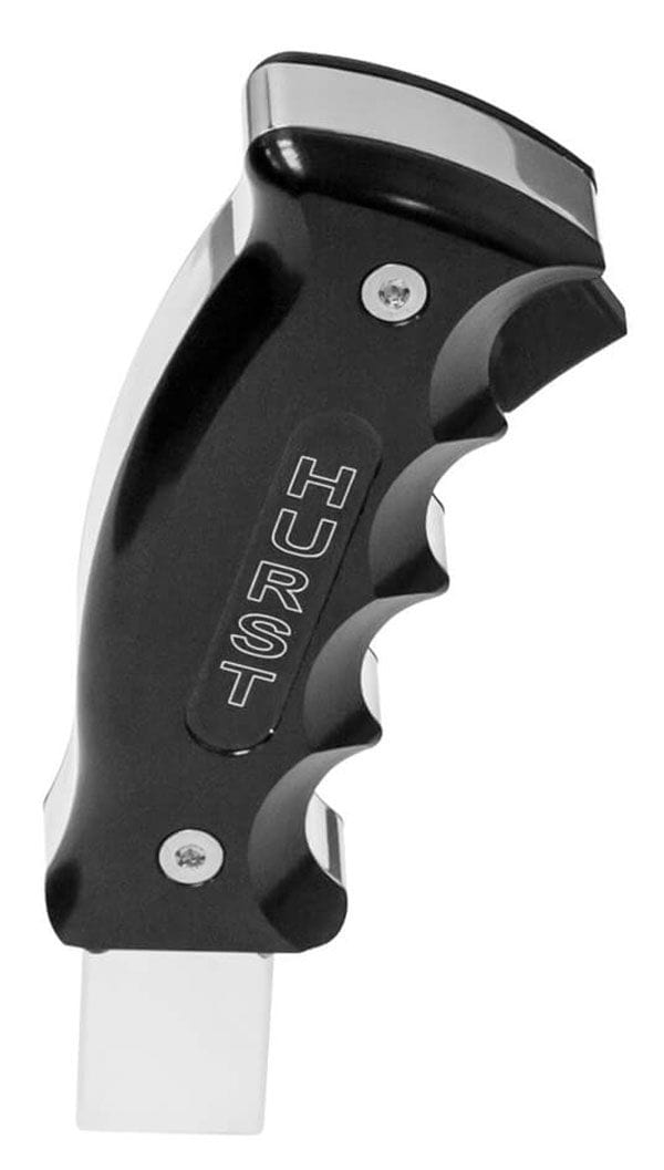 HURST Suit 2016-18 Chevrolet Camaro, Black Anodised / Polished Aluminium Hurst Billet Pistol Grip Handle HU5380436 SR