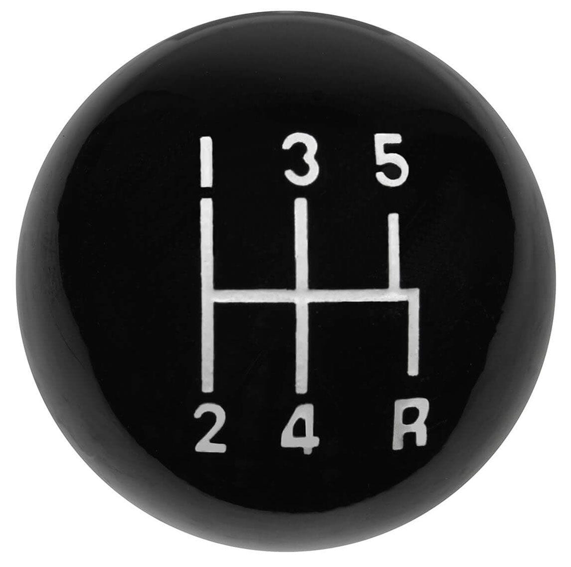 HURST With 3/8-16 Thread Hurst Replacement Black 5-Speed Shifter Knob HU1630125 SR