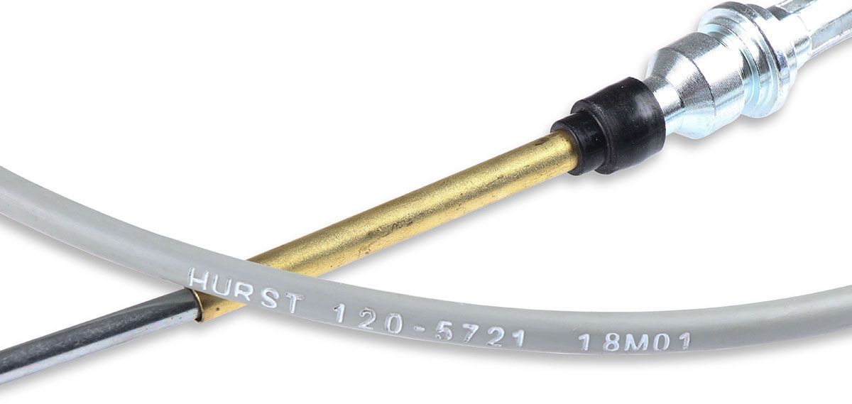 HURST With Adjustable & Single Eyelet Ends Hurst 5 FT Shifter Cable HU5000025 SR