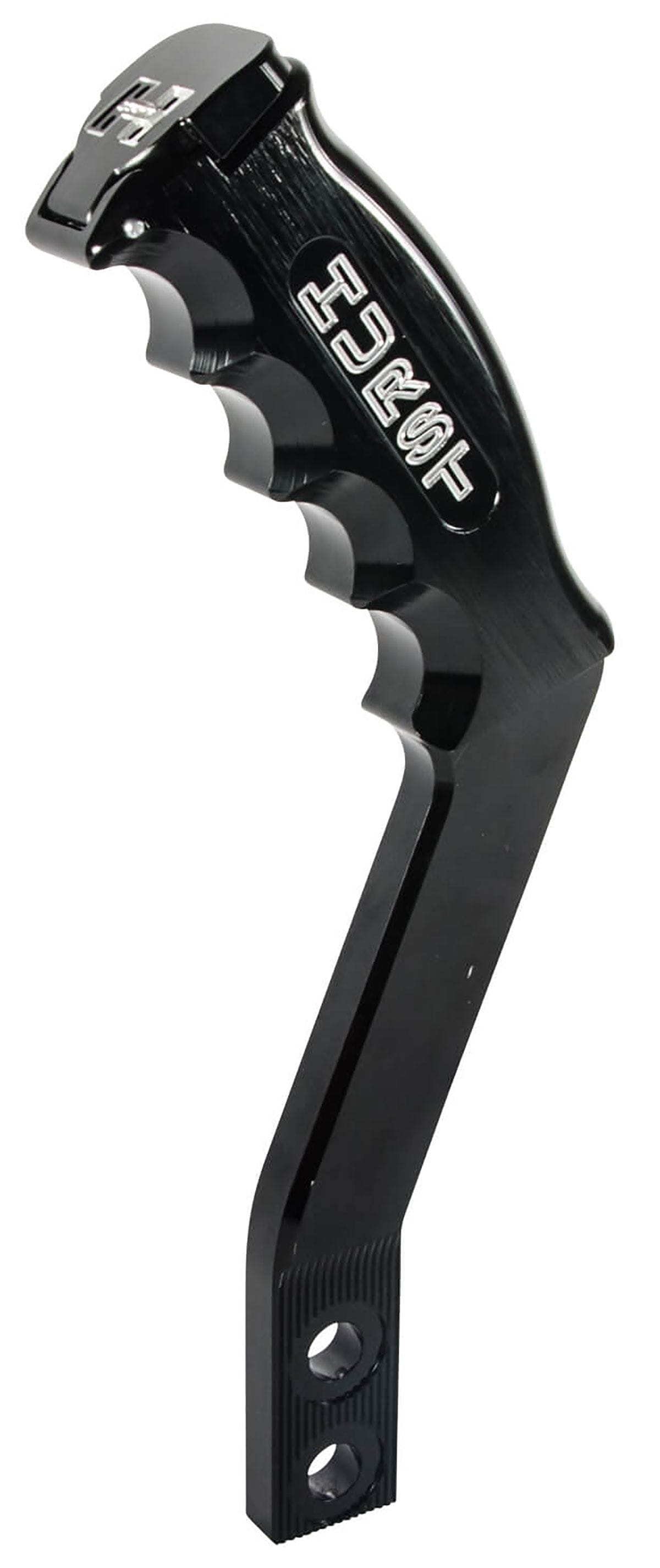 HURST With Built-In 12V Switch, Black Aluminium, 8.75" Length Hurst Nitro Stick Manual Shift Handle - Pistol Grip HU5381001 SR