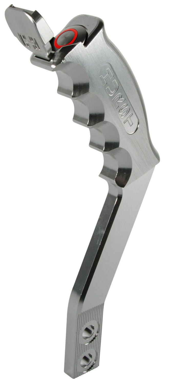 HURST With Built-In 12V Switch, Clear Anodized Aluminium, 8.75" Length Hurst Nitro Stick Manual Shift Handle - Pistol Grip HU5381000 SR