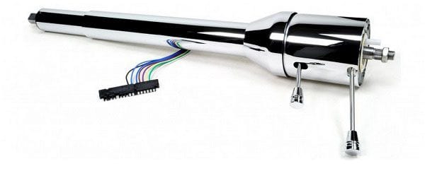 IDIDIT Chrome Finish With 1" DD Shaft Ididit 28" LHD Collapsible Tilt Steering Column ID1300280020 SR