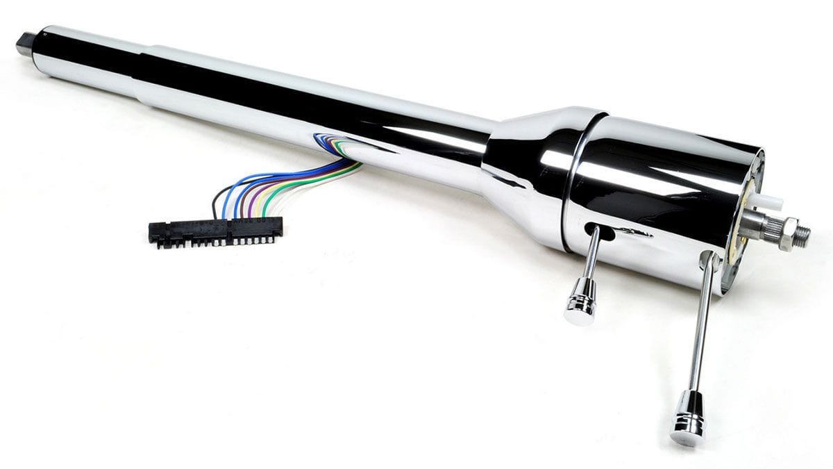 IDIDIT Chrome Finish With 1" DD Shaft Ididit 28" RHD Tilt Steering Column ID1250280020 SR