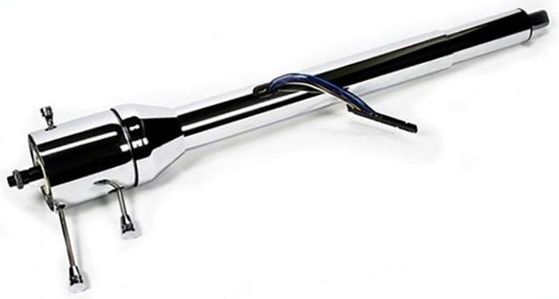 IDIDIT Column Shift, Chrome Finish, 1" DD Shaft Ididit 30" RHD Collapsible Tilt Steering Column ID1280300020 SR