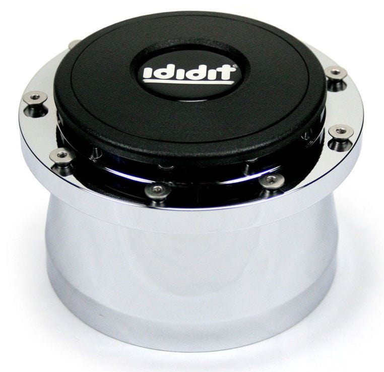 IDIDIT Polished Aluminium Finish Ididit 9-Bolt Steering Wheel Adaptor With Horn ID2201310040 SR