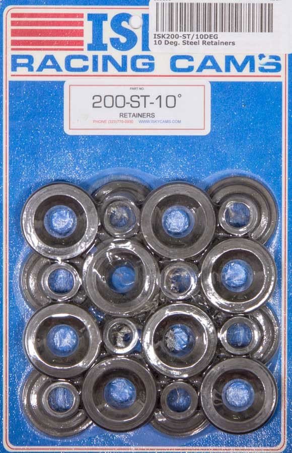 ISKY For 8005-A, 8205, 8305, 9005, 9205, 9265, 9725, 9315, 9365, 9365-SP V Isky 10° Chrome Moly Lightweight Steel Retainer 1.165" OD, .765" ID ISK200-ST-10DEG SR