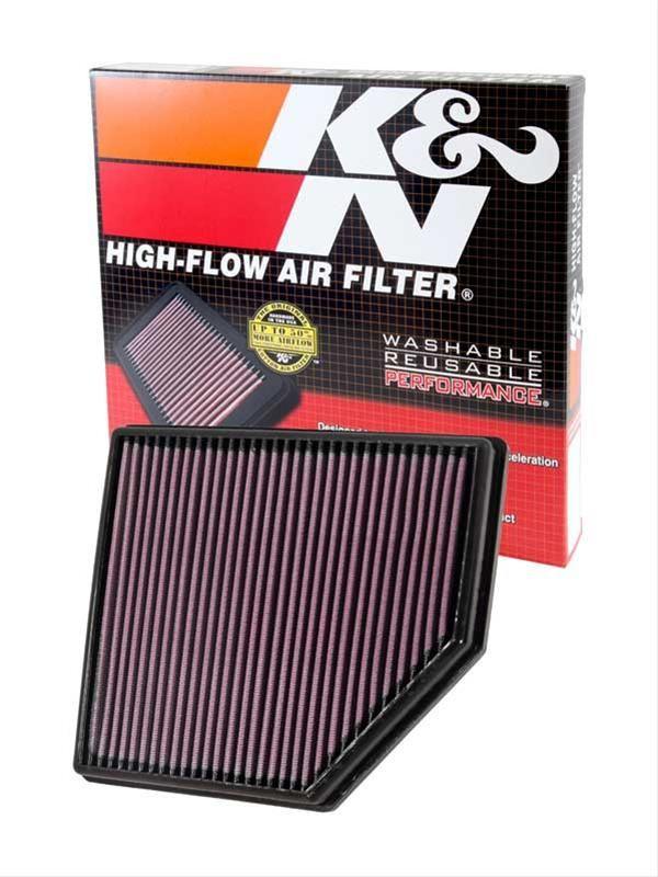 K&N Fits 2006-2013 Volvo S80, V70, S60, XC70 & XC60 - KN33-2418 K&N K&N Replacement Panel Filter KN33-2418 SR