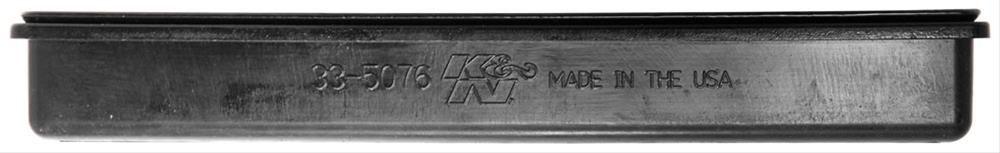 K&N Fits 2018 Jeep Wrangler JL 2.0L L4 & 3.0L V6 F/I - KN33-5076 K&N K&N Replacement Panel Filter KN33-5076 SR