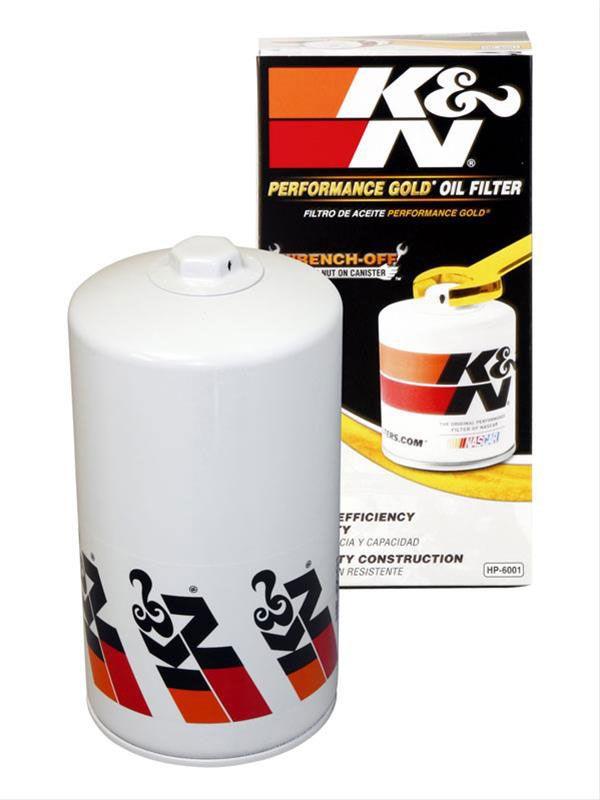 K&N Fits Ford F250, F350, F450, F550, E350, E450 - KNHP-6001 K&N K&N Performance Gold Oil Filter (Z642) KNHP-6001 SR