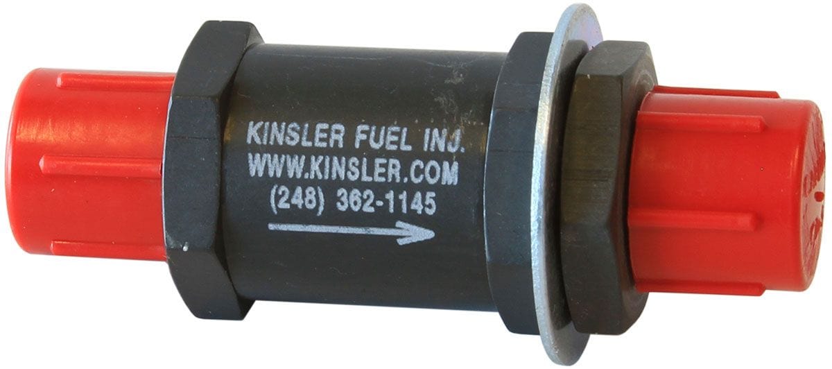 Kinsler Hard Anodized Aluminium Suit Petrol / Gasoline & Methanol Kinsler Standard -6 Secondary Bypass Valve KIN-3030 SR