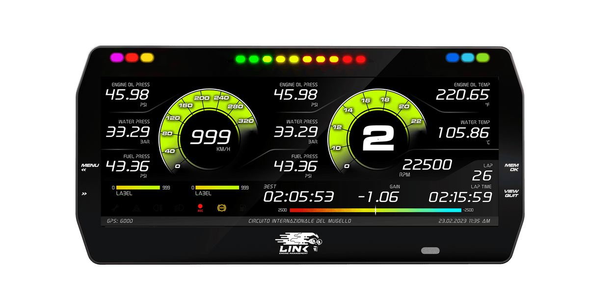 Link ECU Dashes & Data Loggers Link ECU AIM MXT 10" Dash - Strada Race Edition (100-0177) SR