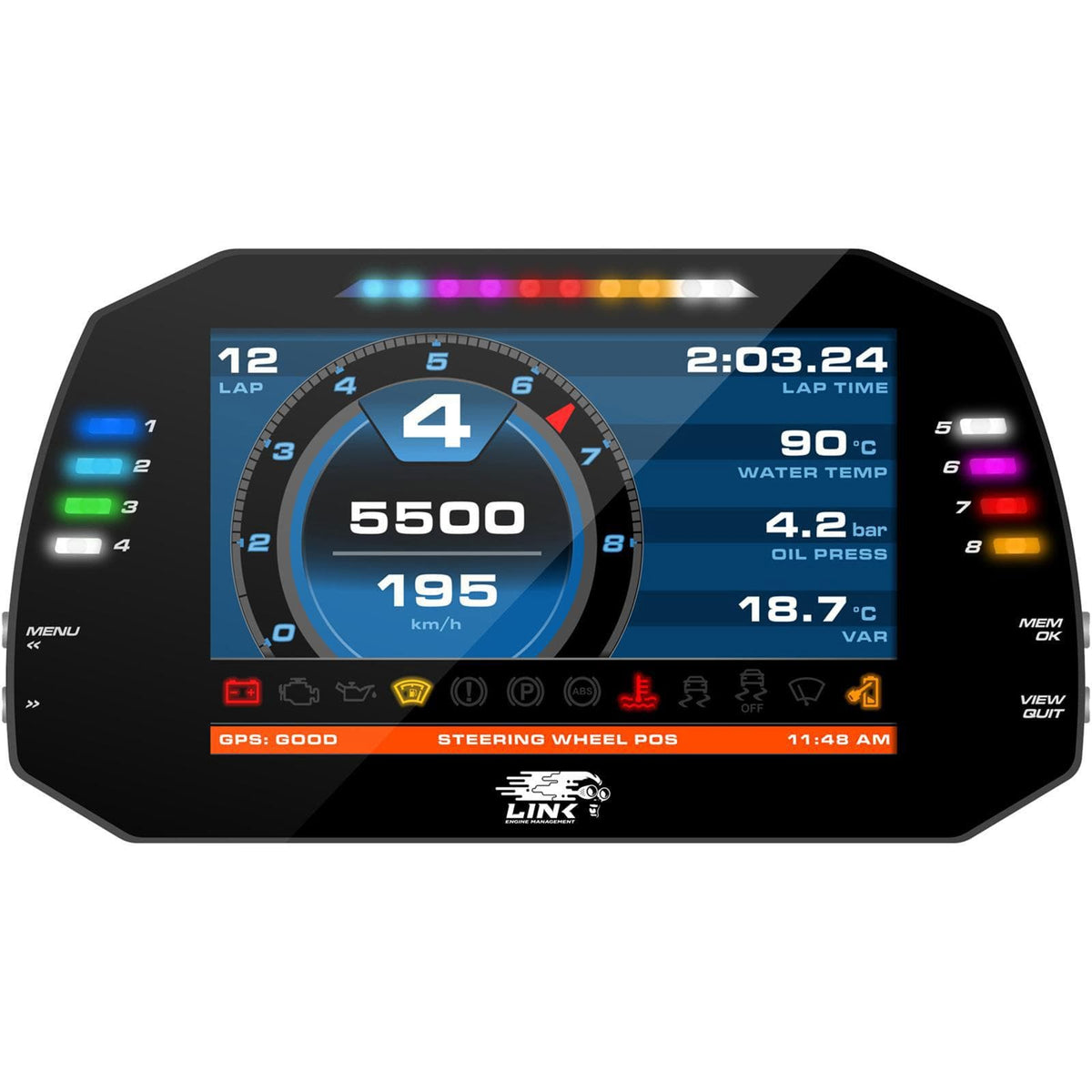 Link ECU Dashes & Data Loggers Race 7" Link ECU AIM MXG 7" Dash - Strada Race Edition (100-0173) SR