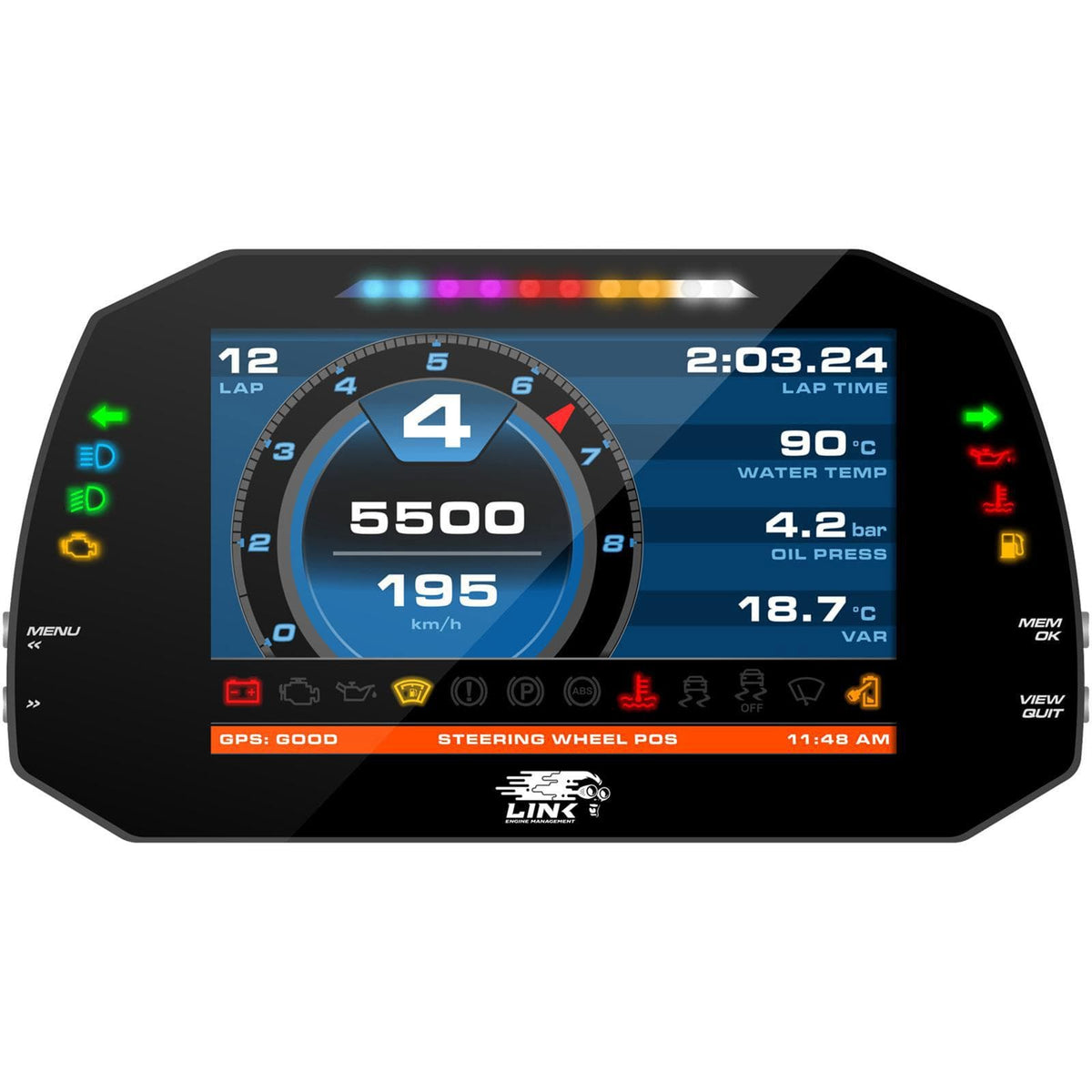 Link ECU Dashes & Data Loggers Strada 7" Dash - Street Edition Link ECU AIM MXG 7" Dash - Strada Street Edition (100-0172) SR