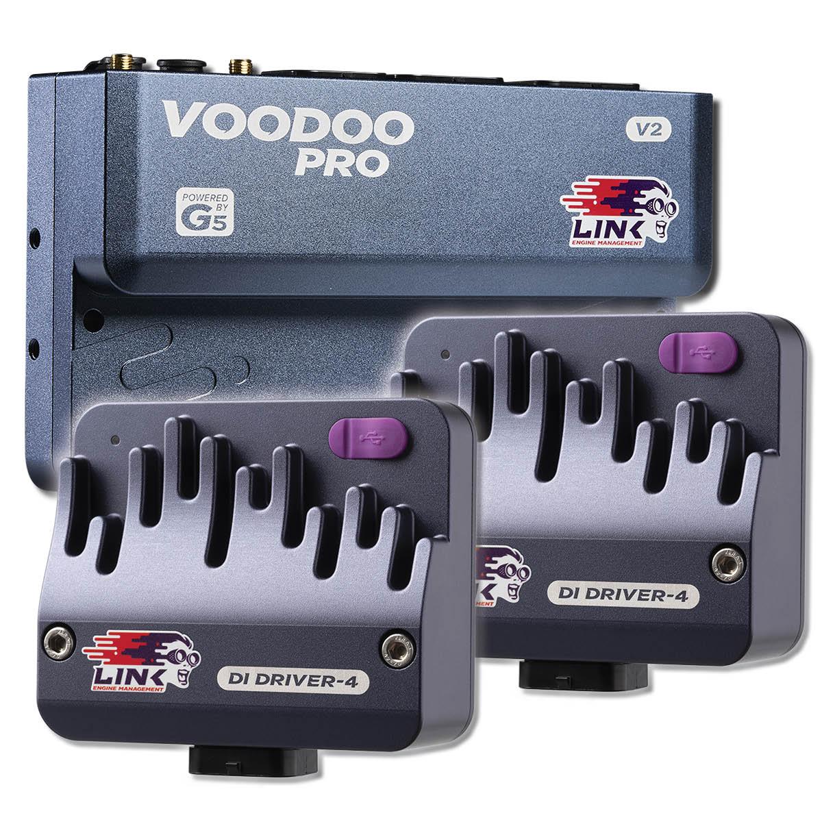 Link ECU Engine Management Link ECU G5 Voodoo Pro + 2 x DI Driver-4 Bundle (153-9200B) SR
