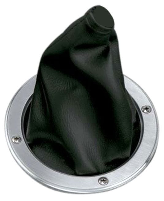 LOKAR 5-1/4"OD x 4"ID Lokar Billet Round Shifter Boot Ring with Boot LK-70-BHRB SR