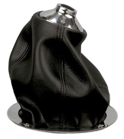 LOKAR 5"OD x 4"ID Lokar Classic Shifter Boot with Stainless Steel Ring LK-70-CLB SR