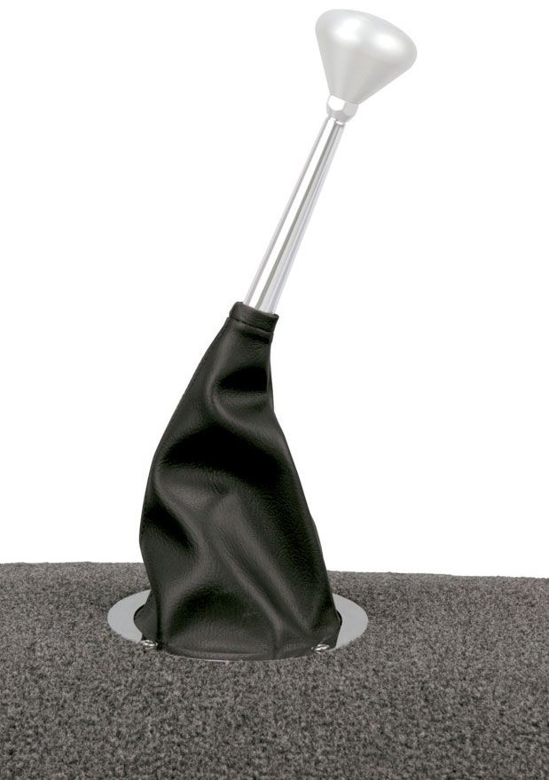 LOKAR 5"OD x 4"ID Lokar Hot Rod Shifter Boot with Round Ring Stainess Steel LK-70-HRB SR