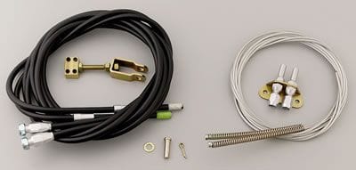 LOKAR Black Stainless Steel Housing Lokar Universal Hand Brake Cables LK-EC-80FU SR