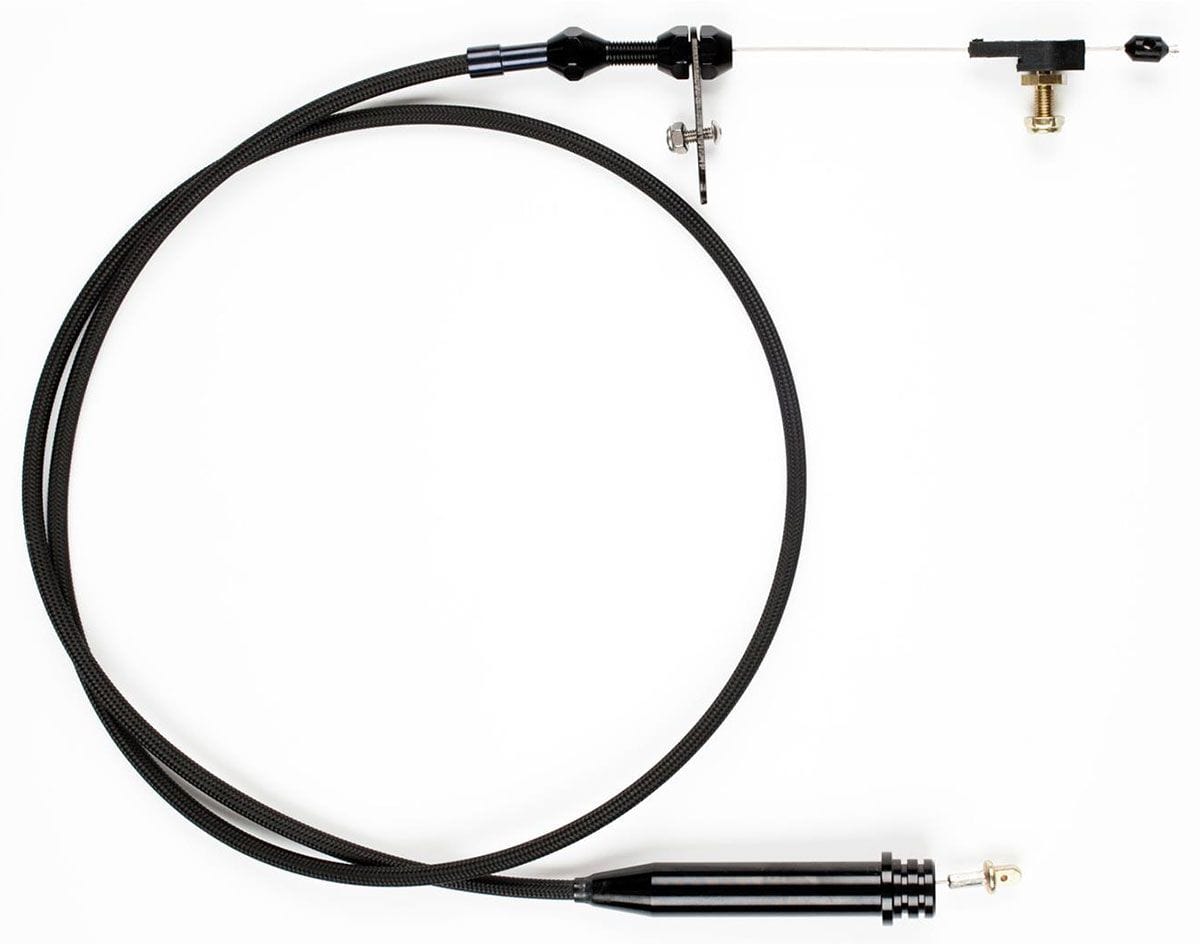 LOKAR Black Suit GMTH350 Lokar Hi-Tech Kickdown Cable Kit LK-XKD-2350HT SR