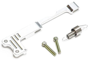 Lokar Holley Sniper Throttle & Kickdown Cable Bracket, Polished LK-TCB-40HS1