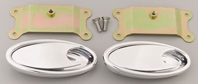 LOKAR Lokar Oval Interior Door Handles (Pair) - Polished Billet Aluminium LK-IDH-2001 SR