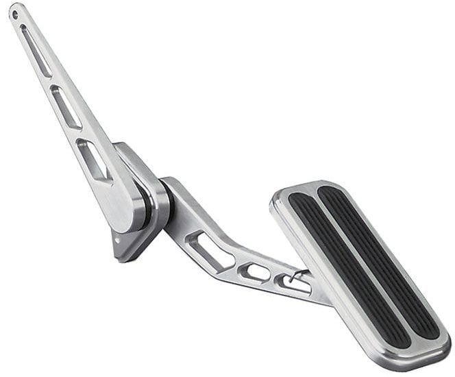 LOKAR Lokar XL Series Accelerator Pedal with Rubber - Brushed Billet Aluminium LK-BFG-6012 SR