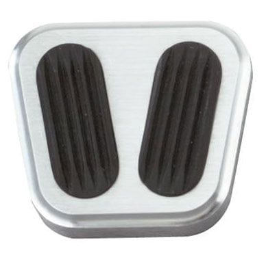 LOKAR Suit 1967-1969 Ammaroo/Firebird Lokar Emergency Brake Pad with Rubber - Brushed Billet Aluminium LK-BAG-6099 SR