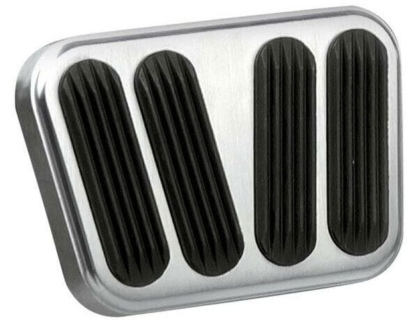 LOKAR Suit 1967-1969 Camaro/Firebird Lokar Brake/Clutch Pad with Rubber - Brushed Billet Aluminium LK-BAG-6102 SR