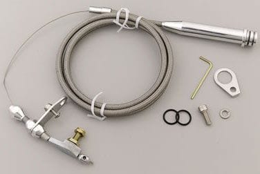 LOKAR Suit 700-R4 Transmissions Lokar Polished Hi-Tech Kick Down Kit LK-KDP-2700HT SR