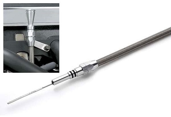 LOKAR Suit Ford 351C Lokar Braided Stainless Steel Flexible Engine Dipstick LK-ED-5023 SR