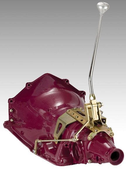 LOKAR Suit TH700R4 & 4L60 Transmissions Lokar 12" Floor Mount Automatic Gear Stick with Billet Aluminium Mushroom Gear Knob LK SR