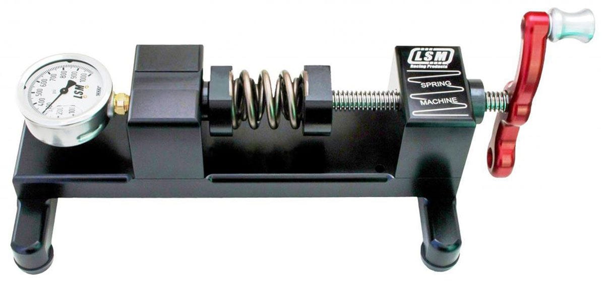 LSM With 600 lbs. Gauge LSM Bench Top Valve Spring Tester LSMSM-600 SR