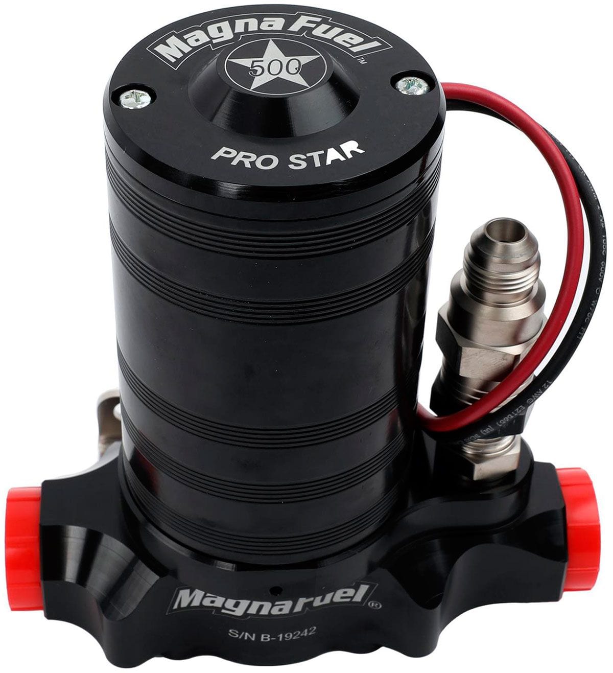 MAGNAFUEL ProStar 500 Fuel Pump, Black, No Filter, 25-36 psi, -12AN ProStar 500 Fuel Pump, Black, No Filter, 25-36 psi, -12AN SR