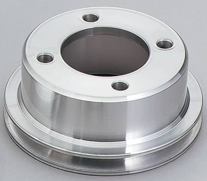 MARCH Billet Aluminium, Suit Ford 289-351W & 302-351 Cleveland With 4-Bolt March Performance March Performance 1-Groove V-Belt Crankshaft Pulley 5-1/2" MPP1611 SR