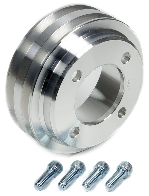 MARCH Billet Aluminium, Suit Ford 302-351 1969-On March Performance March Performance 2-Groove V-Belt Crank Pulley 5-1/2" MPP1631 SR