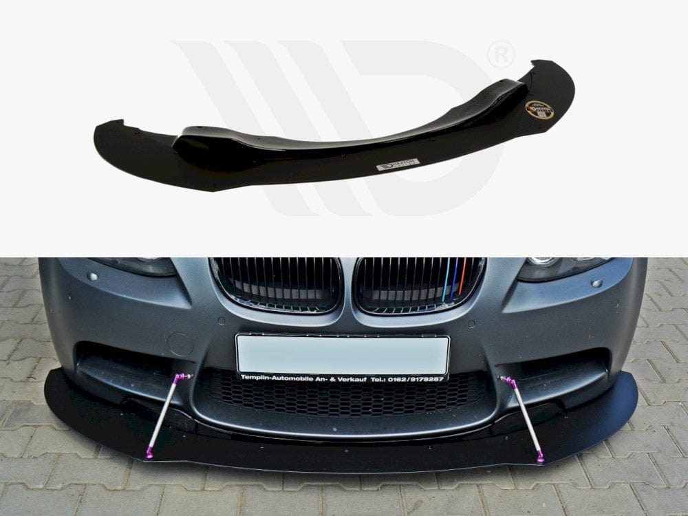 Maxton Design ABS+Textured Front Racing Splitter Bmw M3 E92 / E93 Pre-facelift 2007-2013 Maxton Design SR