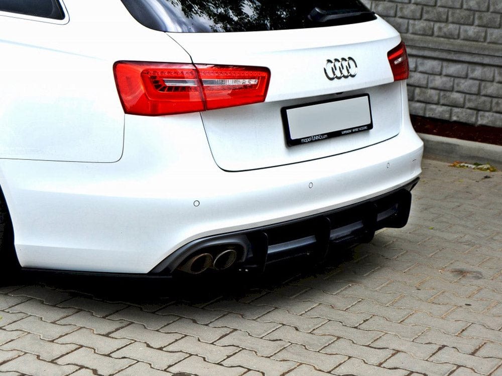 Maxton Design Audi A6 C7 S-line Avant (2.0 TDI) Rear Diffuser & Rear Side Splitters 2011-2014 Maxton Design SR