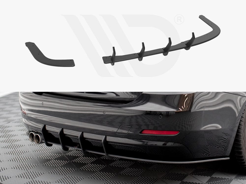 Maxton Design Black Street PRO Rear Diffuser BMW 4 Gran Coupe F36 Maxton Design SR