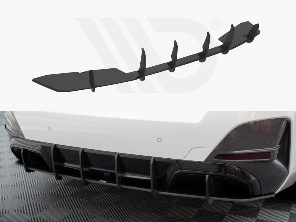 Maxton Design Black Street PRO Rear Diffuser BMW i4 M-Pack G26 Maxton Design SR