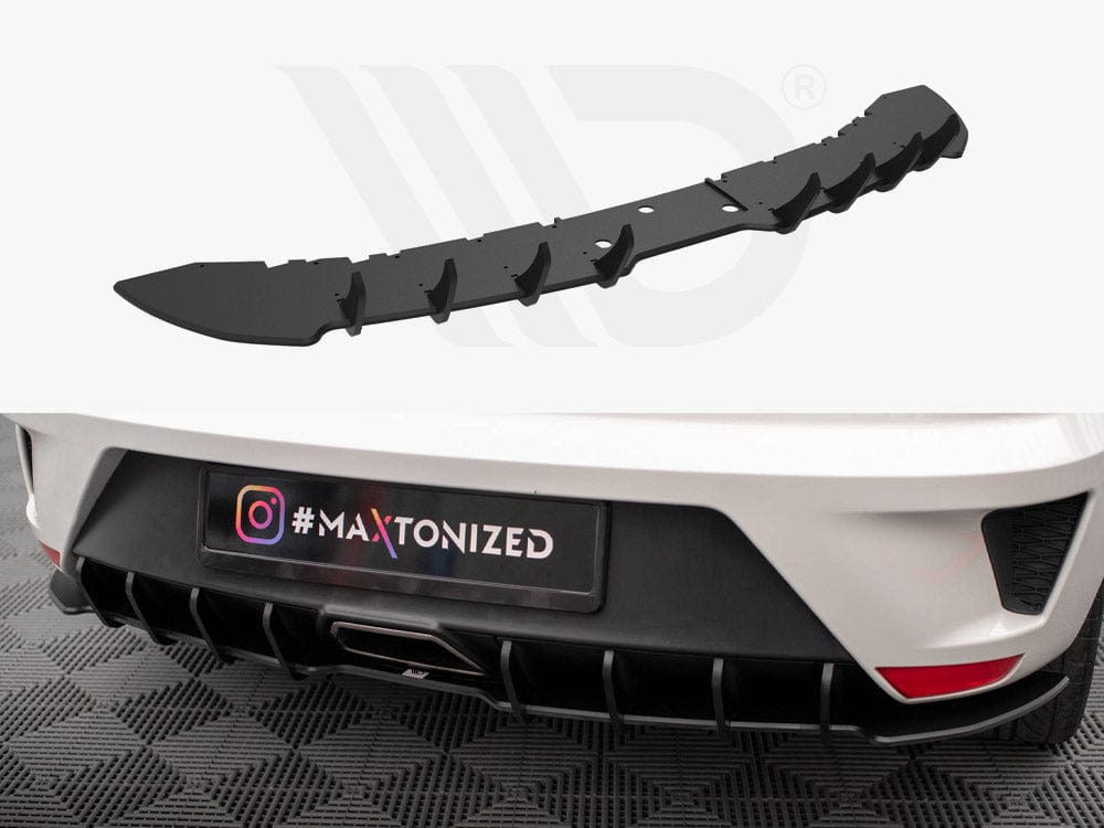 Maxton Design Black Street PRO Rear Diffuser Seat Ibiza Cupra Sport Coupe Mk4 Maxton Design SR