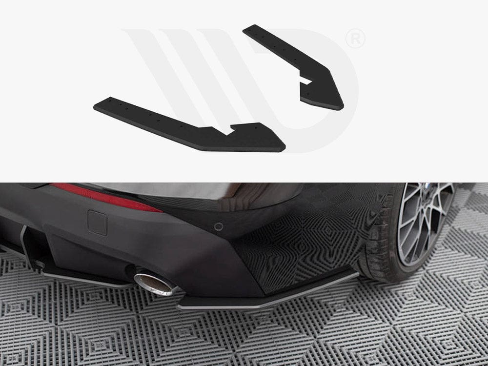 Maxton Design Black Street Pro Rear Side Splitters BMW 2 Coupe G42 Maxton Design SR
