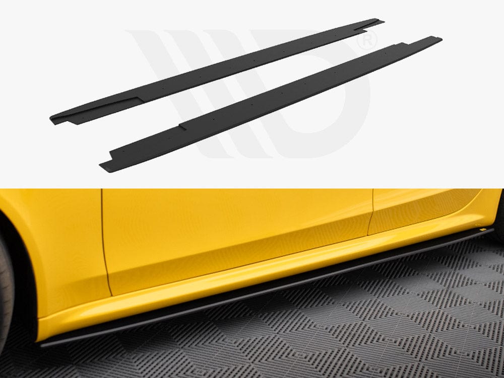 Maxton Design Black Street PRO Side Skirts Diffusers Audi RS4 B8 Maxton Design SR