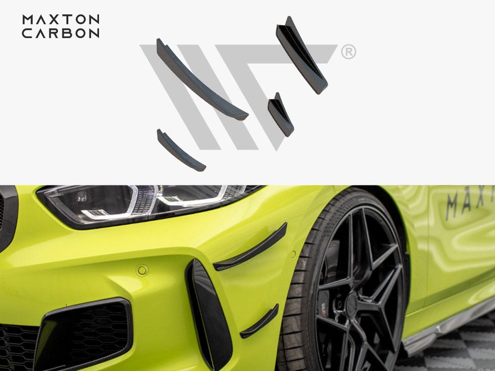 Maxton Design Carbon Fiber Front Bumper Wings (Canards) BMW 1 F40 M-Pack / M135i Maxton Design SR